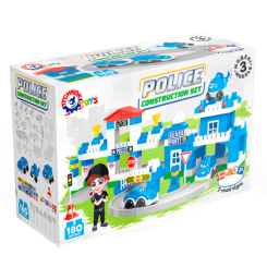 Блокові конструктори - Конструктор Technok Поліція 180 елементів (8447) Блокові конструктори - Конструктор Technok Поліція 180 елементів (8447)