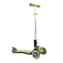 Самокати - Самокат Globber Elite зелено-сірий з підсвічуванням (449-106-3) Самокати - Самокат Globber Elite зелено-сірий з підсвічуванням (449-106-3)