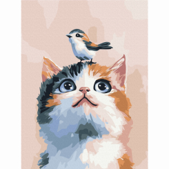 Товари для малювання - Картина за номерами Brushme Маленькі друзі 30х40 см (KBS0196) Товари для малювання - Картина за номерами Brushme Маленькі друзі 30х40 см (KBS0196)