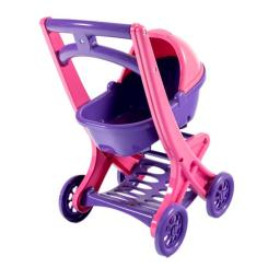 Транспорт і улюбленці - Візок для ляльки Doloni з люлькою рожево-фіолетовий (0121/02) Транспорт і улюбленці - Візок для ляльки Doloni з люлькою рожево-фіолетовий (0121/02)