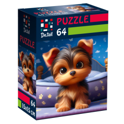 Пазли - Пазл De.tail Допитливе цуценя 64 деталі (DT1234-09) Пазли - Пазл De.tail Допитливе цуценя 64 деталі (DT1234-09)