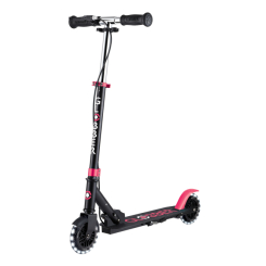 Самокати - Самокат Globber Flow element junior lights чорно-рожевий з підсвічуванням (729-110) Самокати - Самокат Globber Flow element junior lights чорно-рожевий з підсвічуванням (729-110)