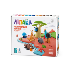 Набори для ліплення - Набір пластиліну Ліпака Австралійські тварини (15027-UA01) Набори для ліплення - Набір пластиліну Ліпака Австралійські тварини (15027-UA01)