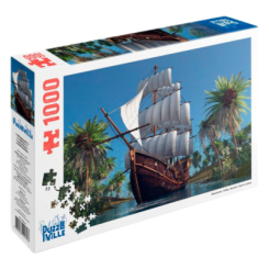 Пазли - Пазл Puzzleville Вітрильник на сході сонця 1000 елементів (PZL1000_7) Пазли - Пазл Puzzleville Вітрильник на сході сонця 1000 елементів (PZL1000_7)