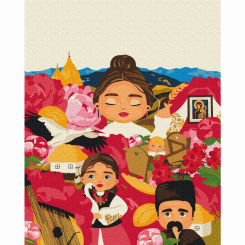 Товари для малювання - Картина за номерами Brushme Українські традиції (BS53231) Товари для малювання - Картина за номерами Brushme Українські традиції (BS53231)