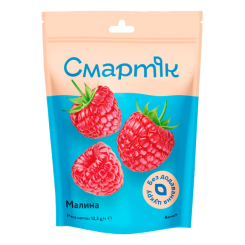 Солодощі - Фруктовий снек Smaty Малина сублімована 13 г (4820211260446) Солодощі - Фруктовий снек Smaty Малина сублімована 13 г (4820211260446)