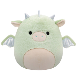 Подушки - М'яка іграшка Squishmallows Дракон Дрю 30 см (SQCR06683) Подушки - М'яка іграшка Squishmallows Дракон Дрю 30 см (SQCR06683)