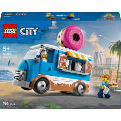 Конструктори LEGO - Конструктор LEGO City Вантажівка з пончиками (60452) Конструктори LEGO - Конструктор LEGO City Вантажівка з пончиками (60452)