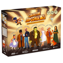 Настільні ігри - Настільна гра Orner Секретні персонажі (orner-2929) Настільні ігри - Настільна гра Orner Секретні персонажі (orner-2929)