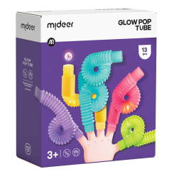 Антистрес іграшки - Набір Mideer Сяючі гнучкі трубки (MD1419) Антистрес іграшки - Набір Mideer Сяючі гнучкі трубки (MD1419)