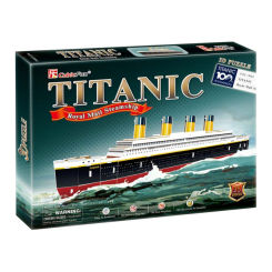 3D-пазли - Тривимірна головоломка-конструктор Cubic Fun Титанік (T4012h) 3D-пазли - Тривимірна головоломка-конструктор Cubic Fun Титанік (T4012h)
