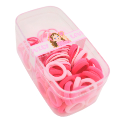 Біжутерія та аксесуари - Набір із міксу резинок у боксі Zhorya рожевий 100 шт (23I1/2) Біжутерія та аксесуари - Набір із міксу резинок у боксі Zhorya рожевий 100 шт (23I1/2)
