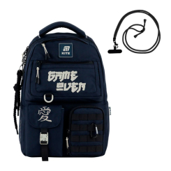 Рюкзаки та сумки - Рюкзак Kite Education teens Синій (K25-2587M-2) Рюкзаки та сумки - Рюкзак Kite Education teens Синій (K25-2587M-2)