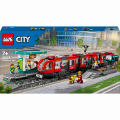 Конструктори LEGO - Конструктор LEGO City Трамвай і вокзал у центрі міста (60423) Конструктори LEGO - Конструктор LEGO City Трамвай і вокзал у центрі міста (60423)