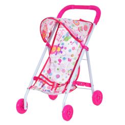 Транспорт і улюбленці - Візок METR Plus Прогулянковий у квіточку з піддашком (899K-1E) Транспорт і улюбленці - Візок METR Plus Прогулянковий у квіточку з піддашком (899K-1E)