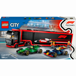 Конструктори LEGO - Конструктор LEGO City Вантажівка F1 з автомобілями RB20 та AMR24 (60445) Конструктори LEGO - Конструктор LEGO City Вантажівка F1 з автомобілями RB20 та AMR24 (60445)
