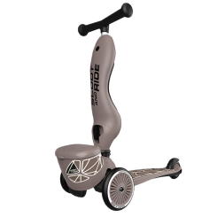 Самокати - Самокат-біговел Scoot & Ride Highwaykick 1 Lifestyle коричневий (SR-210621-BROWNLINES) Самокати - Самокат-біговел Scoot & Ride Highwaykick 1 Lifestyle коричневий (SR-210621-BROWNLINES)