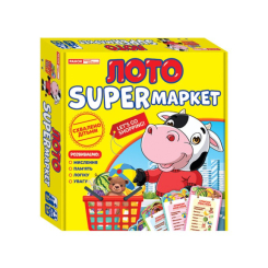 Настільні ігри - Настільна гра Ranok Лото SUPERмаркет (10109129У) Настільні ігри - Настільна гра Ranok Лото SUPERмаркет (10109129У)