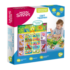 Настільні ігри - Настільна гра Kiddi Smart Вікторина Світ тварин S2 (157-A-0011-UA) Настільні ігри - Настільна гра Kiddi Smart Вікторина Світ тварин S2 (157-A-0011-UA)