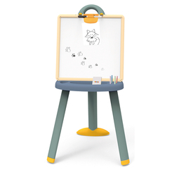 Дитячі меблі - Мольберт Smoby зі з'ємною дошкою синьо-бежевий (410626) Дитячі меблі - Мольберт Smoby зі з'ємною дошкою синьо-бежевий (410626)