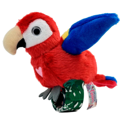 М'які тварини - Інтерактивна іграшка-браслет Happy yappers Веселі базікали Ара червоний (9594) М'які тварини - Інтерактивна іграшка-браслет Happy yappers Веселі базікали Ара червоний (9594)