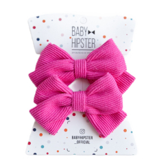 Біжутерія та аксесуари - Бантики Baby Hipster Мікровельвет фуксія 2 штуки (2110000049195) Біжутерія та аксесуари - Бантики Baby Hipster Мікровельвет фуксія 2 штуки (2110000049195)