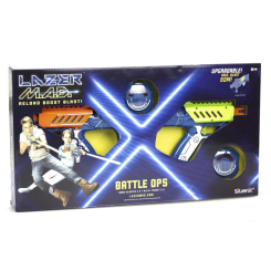 Лазерна зброя - Набір Silverlit Lazer Mad Подвійний 2 бластери (LM-86845) Лазерна зброя - Набір Silverlit Lazer Mad Подвійний 2 бластери (LM-86845)