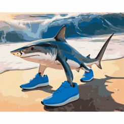 Товари для малювання - Картина за номерами Brushme Tralalero Tralala (BS54385) Товари для малювання - Картина за номерами Brushme Tralalero Tralala (BS54385)