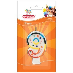 Аксесуари для свят - Свічка для торта EVENTA Цифра 9 (39101100) Аксесуари для свят - Свічка для торта EVENTA Цифра 9 (39101100)