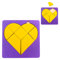 Розвивальні іграшки - Сортер у рамці Little Panda Серце (4823720032528) Розвивальні іграшки - Сортер у рамці Little Panda Серце (4823720032528)