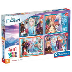 Пазли - Пазл Clementoni Frozen 4 в 1 (21518) Пазли - Пазл Clementoni Frozen 4 в 1 (21518)