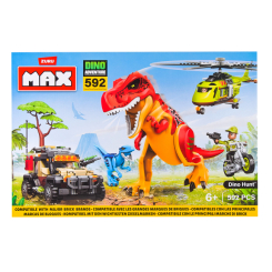 Конструктори з унікальними деталями - Конструктор MAX Dino adventure 592 деталі (83156) Конструктори з унікальними деталями - Конструктор MAX Dino adventure 592 деталі (83156)