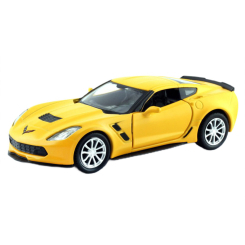 Автомоделі - Автомодель Uni-Fortune Chevrolet Corvette C7 жовта 1:32 (554039М(С) Автомоделі - Автомодель Uni-Fortune Chevrolet Corvette C7 жовта 1:32 (554039М(С)