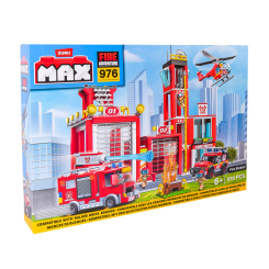Конструктори з унікальними деталями - Конструктор MAX City Пожежники 976 деталей (83165) Конструктори з унікальними деталями - Конструктор MAX City Пожежники 976 деталей (83165)