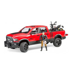Автомоделі - Набір автомоделей Bruder Dodge RAM 2500 з мотоциклом Ducati та мотоциклістом (02502) Автомоделі - Набір автомоделей Bruder Dodge RAM 2500 з мотоциклом Ducati та мотоциклістом (02502)