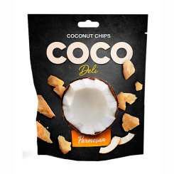 Солодощі - Чіпси кокосові Сосо Deli з сиром пармезан 30 гр (4820144210297) Солодощі - Чіпси кокосові Сосо Deli з сиром пармезан 30 гр (4820144210297)