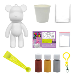 Набори для творчості - Набір для творчості Pour Palz Флюїд Арт Брелок Ведмедик рожевий (GS-G66341/1) Набори для творчості - Набір для творчості Pour Palz Флюїд Арт Брелок Ведмедик рожевий (GS-G66341/1)