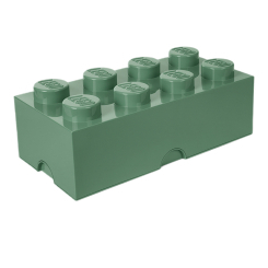 Бокси для іграшок - Бокс для зберігання LEGO Lifestyle Цеглинка 8 хакі (40041747) Бокси для іграшок - Бокс для зберігання LEGO Lifestyle Цеглинка 8 хакі (40041747)