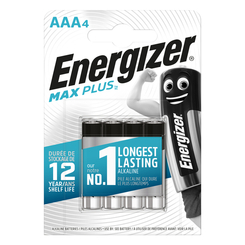Акумулятори і батарейки - Батарейки Energizer AAA Max plus 4 штуки (7638900437461) Акумулятори і батарейки - Батарейки Energizer AAA Max plus 4 штуки (7638900437461)
