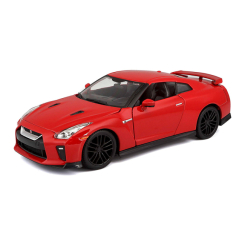 Автомоделі - Автомодель Bburago Nissan GT-R червона металева 1:24 (18-21082/18-21082-1) Автомоделі - Автомодель Bburago Nissan GT-R червона металева 1:24 (18-21082/18-21082-1)