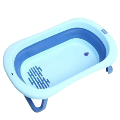 Ванночки, гірки для купання та аксесуари - Ванночка дитяча складна Babyhood Комфорт синя (ВН-326BB) Ванночки, гірки для купання та аксесуари - Ванночка дитяча складна Babyhood Комфорт синя (ВН-326BB)