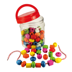 Розвивальні іграшки - Шнурівка Viga Toys Намистинки 90 шт. (58304) Розвивальні іграшки - Шнурівка Viga Toys Намистинки 90 шт. (58304)