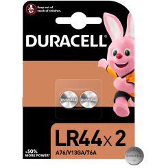 Акумулятори і батарейки - Батарейки лужні Duracell LR44 2 шт (5000394504424) Акумулятори і батарейки - Батарейки лужні Duracell LR44 2 шт (5000394504424)
