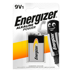 Акумулятори і батарейки - Батарейка Energizer 9V Alkaline power 1 шт (7638900297409) Акумулятори і батарейки - Батарейка Energizer 9V Alkaline power 1 шт (7638900297409)