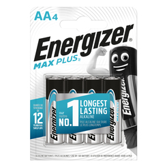 Акумулятори і батарейки - Батарейки Energizer AA Max plus 4 шт (7638900437300) Акумулятори і батарейки - Батарейки Energizer AA Max plus 4 шт (7638900437300)