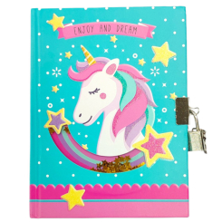 Канцтовари - Блокнот Malevaro Єдиноріг з зіркою на замочку (W361957) Канцтовари - Блокнот Malevaro Єдиноріг з зіркою на замочку (W361957)