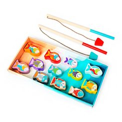 Розвивальні іграшки - Дерев’яна іграшка Cubika Риболовля (13739) Розвивальні іграшки - Дерев’яна іграшка Cubika Риболовля (13739)