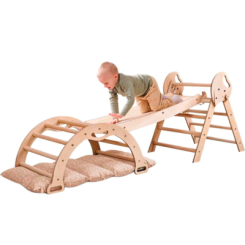 Ігрові комплекси, гойдалки, гірки - Ігровий комплекс Goodevas Монтессорі 4 в 1 бежевий (4820281140549) Ігрові комплекси, гойдалки, гірки - Ігровий комплекс Goodevas Монтессорі 4 в 1 бежевий (4820281140549)