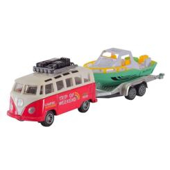 Транспорт і спецтехніка - Ігровий набір Автопром Автобус з причепом біло-червоний (AP7451/2) Транспорт і спецтехніка - Ігровий набір Автопром Автобус з причепом біло-червоний (AP7451/2)