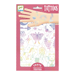 Косметика - Набір наклейок на тіло Djeco Талісмани (DJ09596) Косметика - Набір наклейок на тіло Djeco Талісмани (DJ09596)